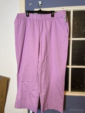 On 34th 3x Lavender Pull-On Casual Pants NWT